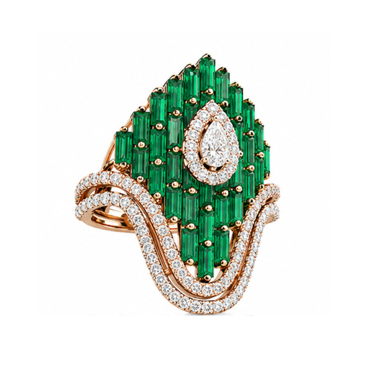Empress Emerald Ring