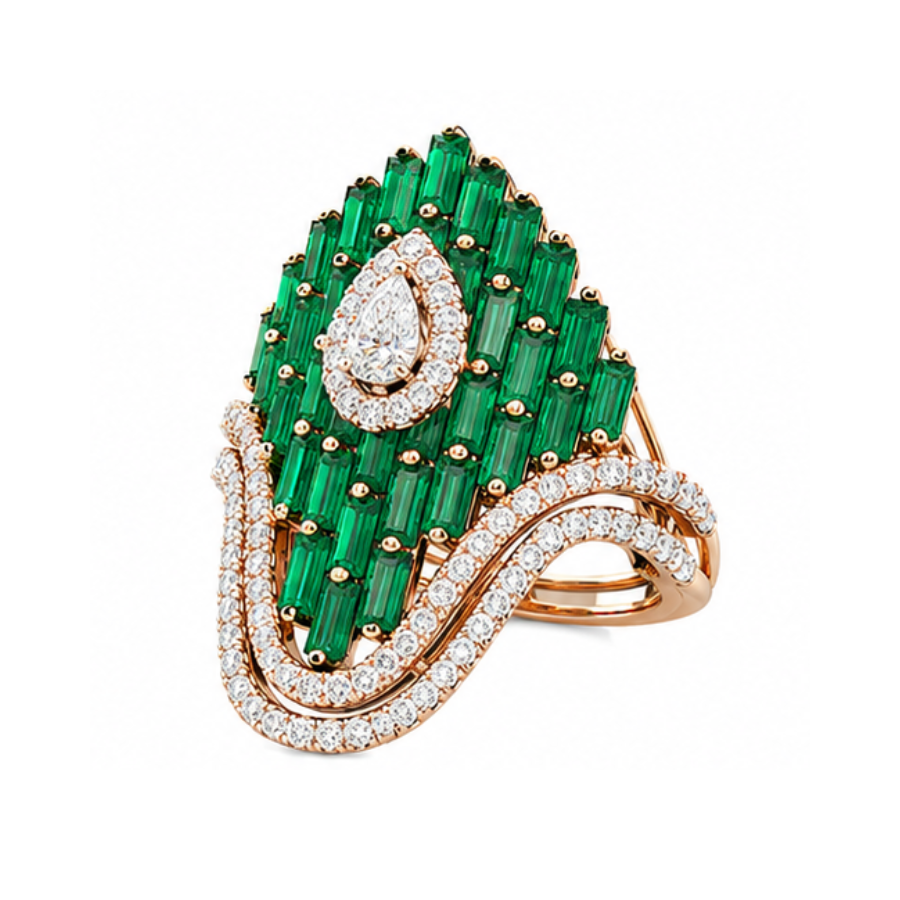 Empress Emerald Ring