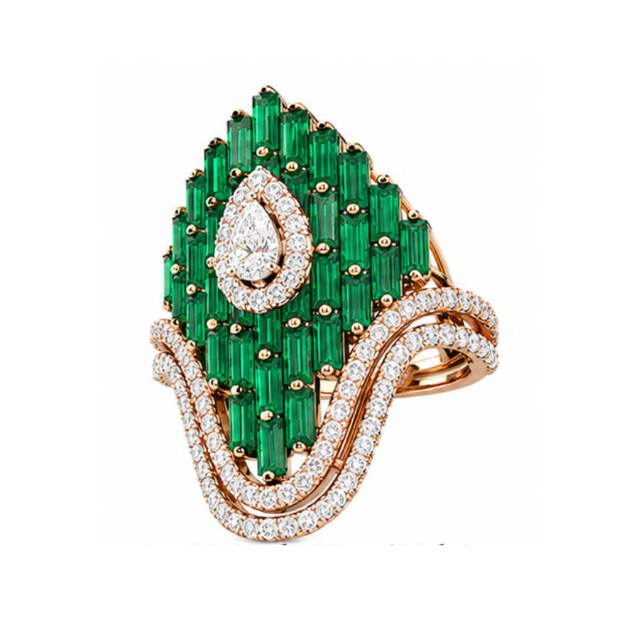 Empress Emerald Ring
