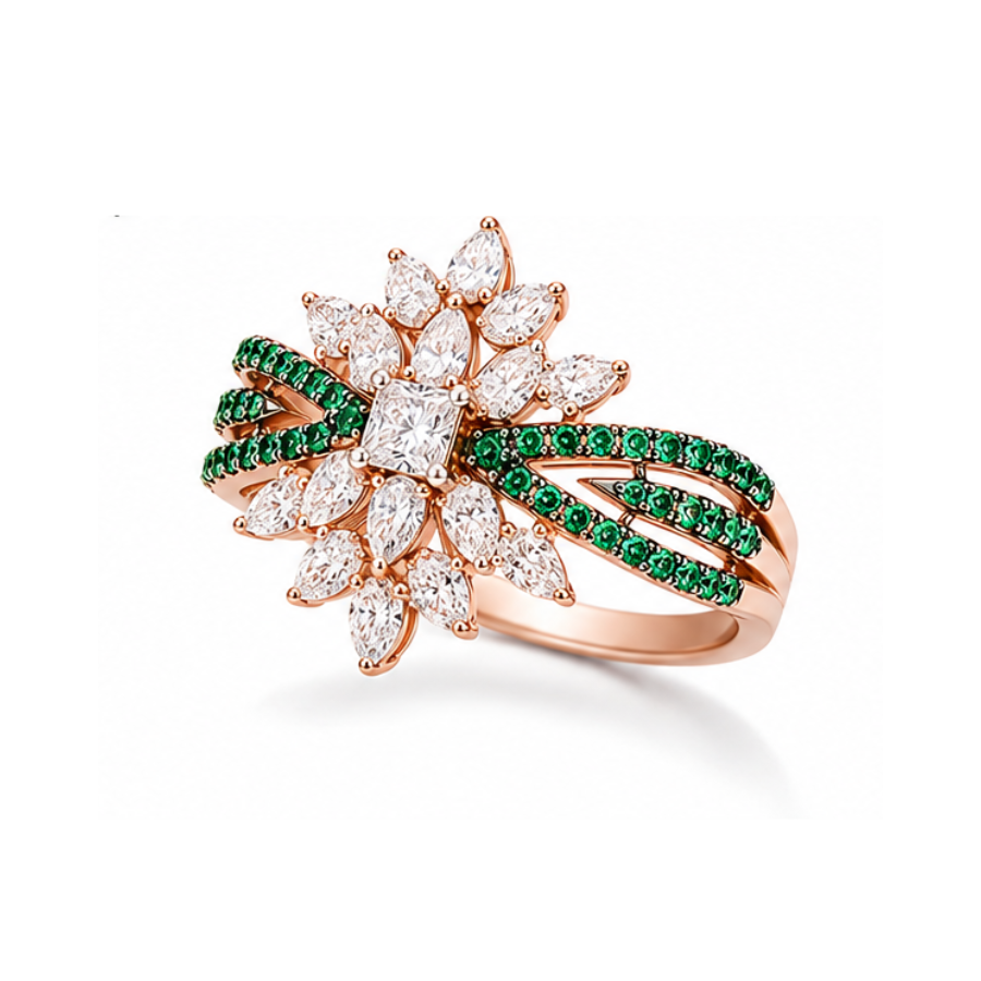 Imperial Blossom Ring